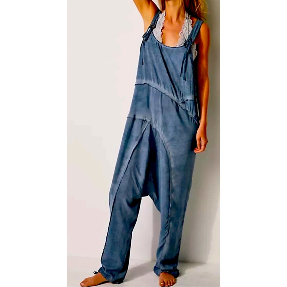 FREE PEOPLE Woman’s Act Natural Shapeless Jumpsuit…STORE RETURN